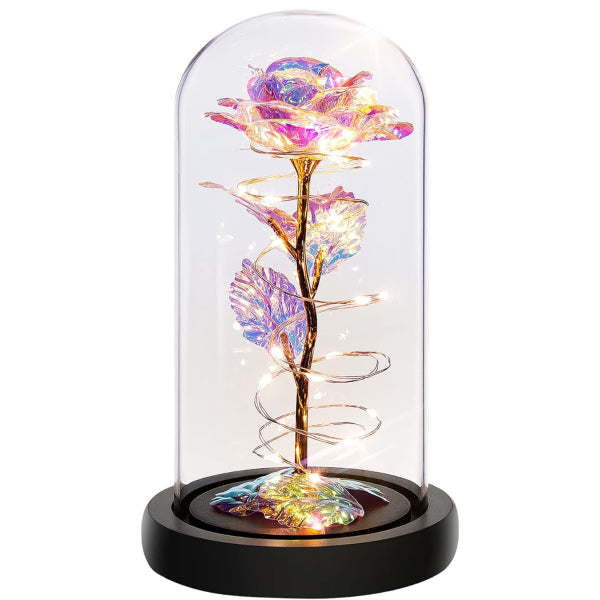LED Rose Lamp Gift - Eternal Glow Night Light for Her