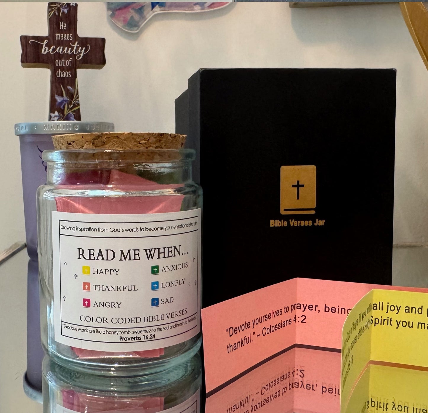 Bible Verses in a Jar - 365 Days of Inspiration & Comfort