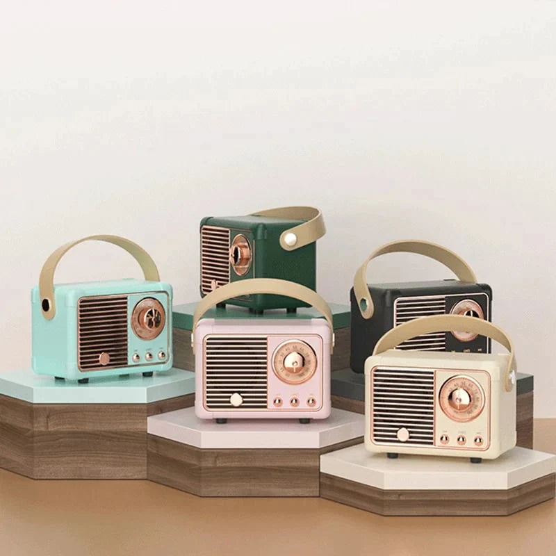 Vintage-Inspired Bluetooth Speaker
