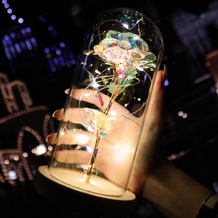 LED Rose Lamp Gift - Eternal Glow Night Light for Her