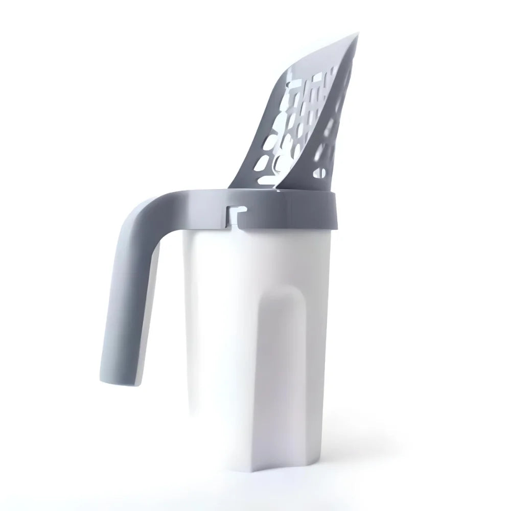 Self-Bagging Cat Litter Scoop - No-Touch System