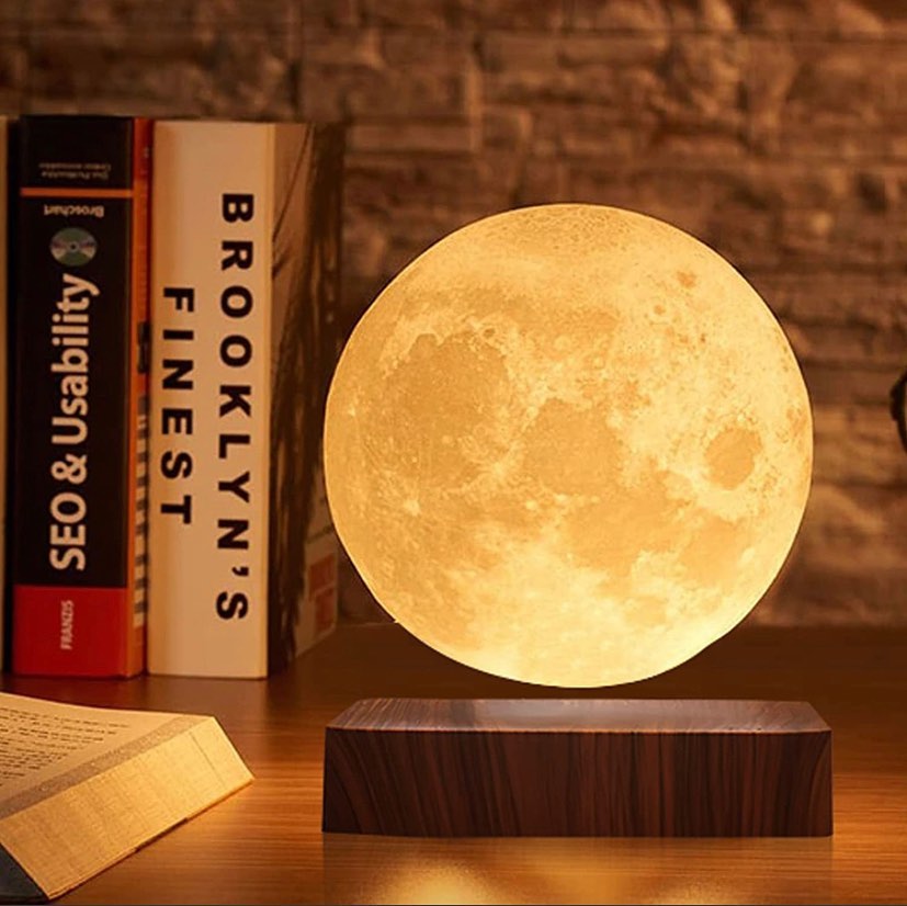 The Levitating Moon Lamp