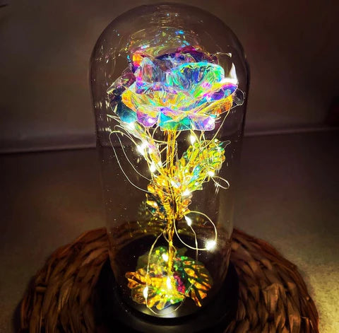 LED Rose Lamp Gift - Eternal Glow Night Light for Her