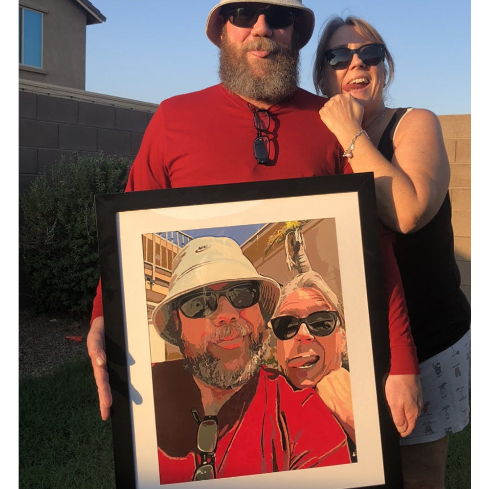 Custom Paint by Numbers Keepsake