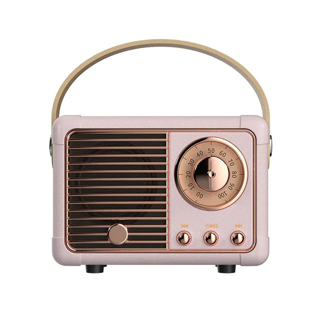 Vintage-Inspired Bluetooth Speaker