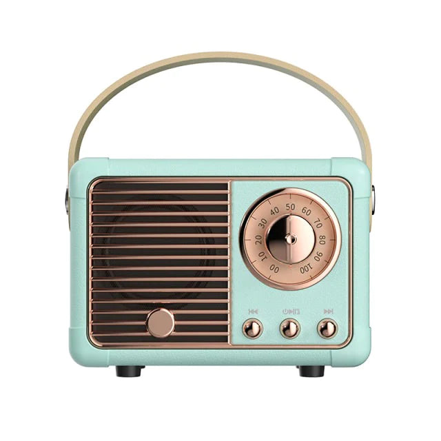 Vintage-Inspired Bluetooth Speaker